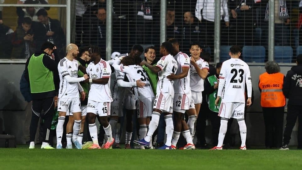 Erken kırmızı kart, nefis goller... Beşiktaş'a Başkent'te 3 puan!