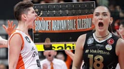 VakıfBank’tan Ebrar Karakurt'un pankartına olay gönderme!