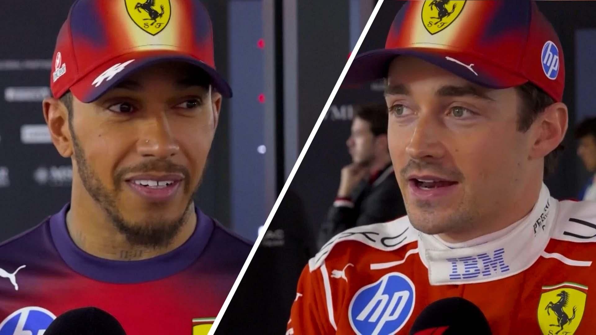 Lewis Hamilton - Charles Leclerc