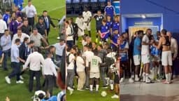 Düdük çaldı herkes çıldırdı! Messi'yi eziyorlardı...