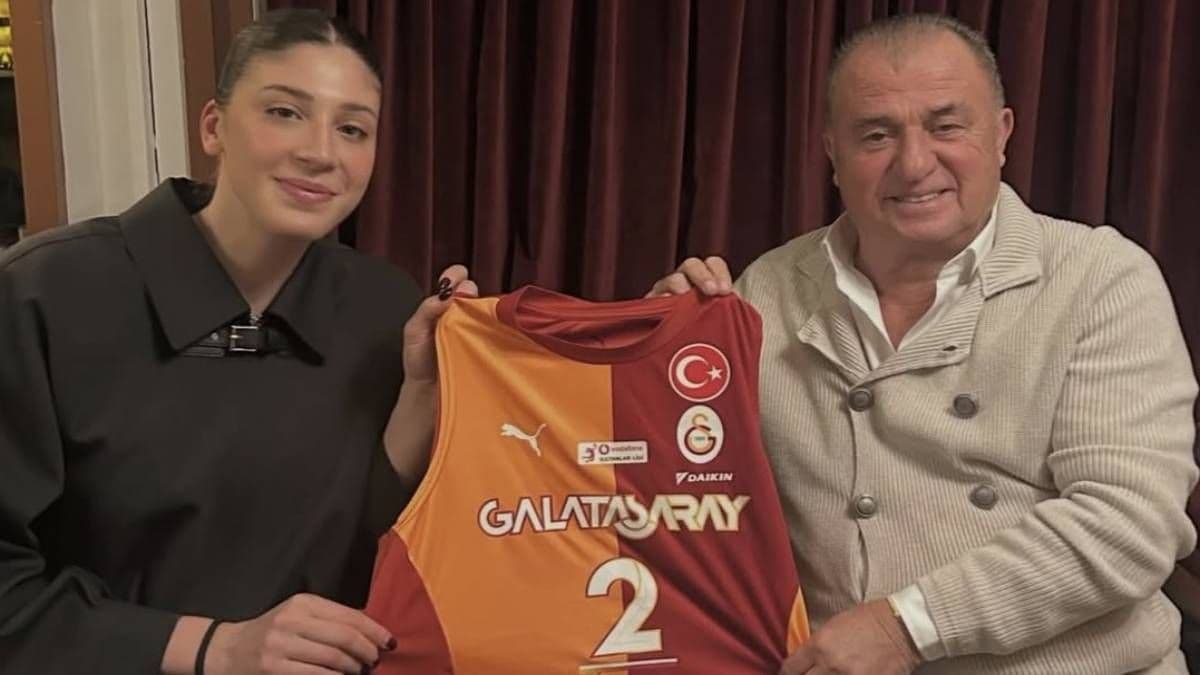 İlkin Aydın ile Fatih Terim fotoğrafı
