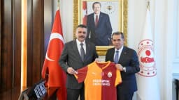 Dursun Özbek'ten İçişleri Bakanı Mustafa Çiftçi'ye ziyaret