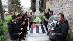 Beşiktaş Kulübü, Şeref Bey'i kabri başında andı