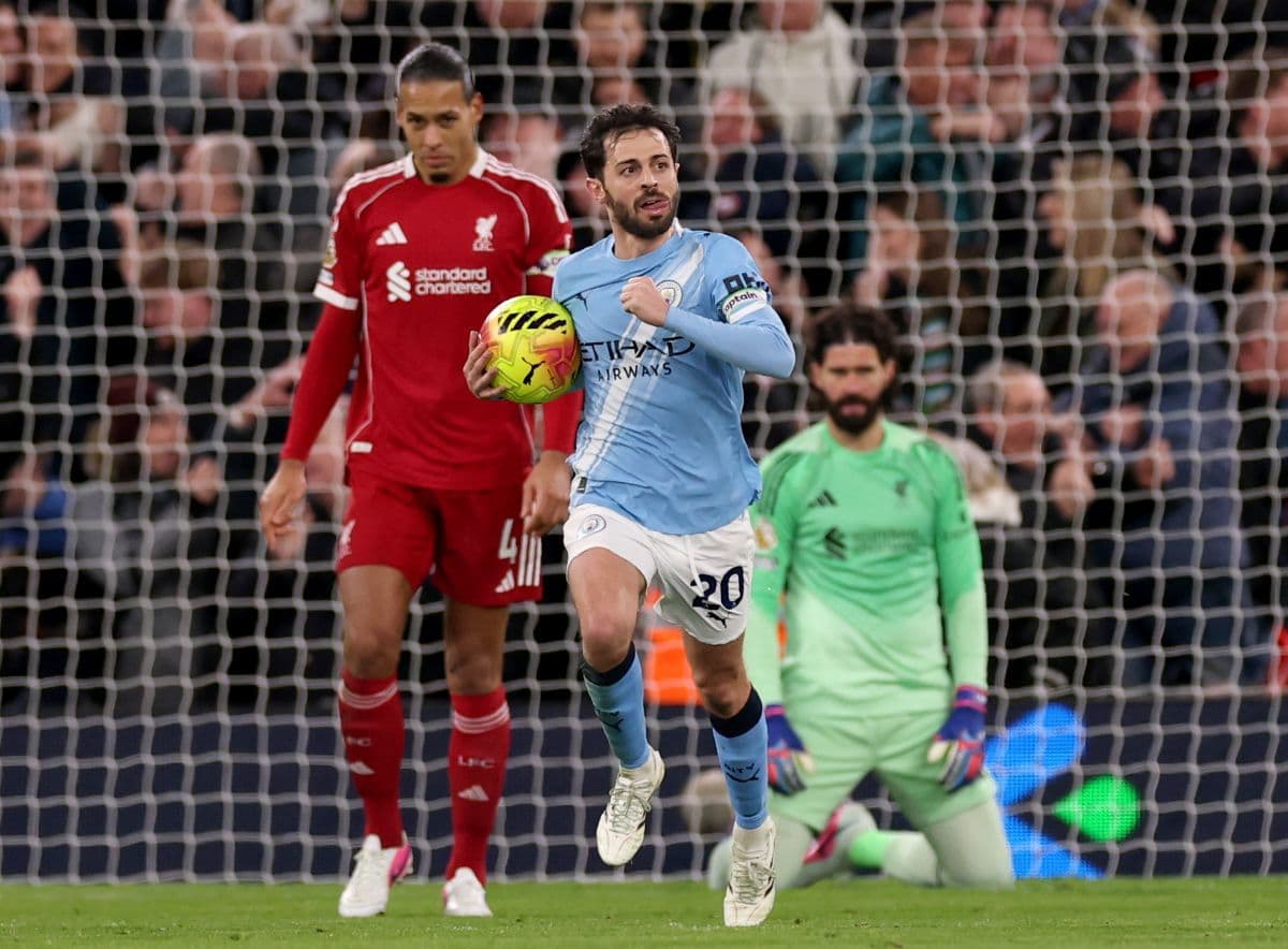 Liverpool - M.City maçı Bernardo Silva