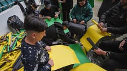 Bursaspor'dan şampiyonluk maçına 40 bin kartonluk koreografi