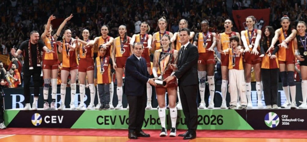 Galatasaray Daikin Kadın Voleybol Takımı, CEV Kupası'nda şampiyon oldu&nbsp;