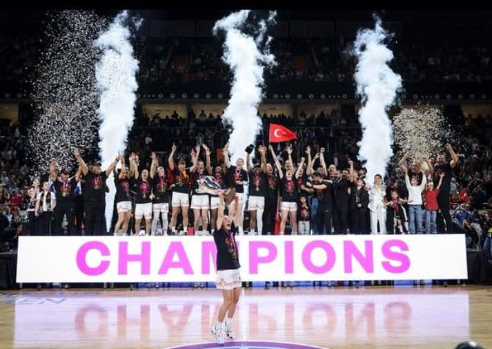 Çimsa ÇBK Mersin FIBA Avrupa Kupası'nda şampiyon oldu&nbsp;