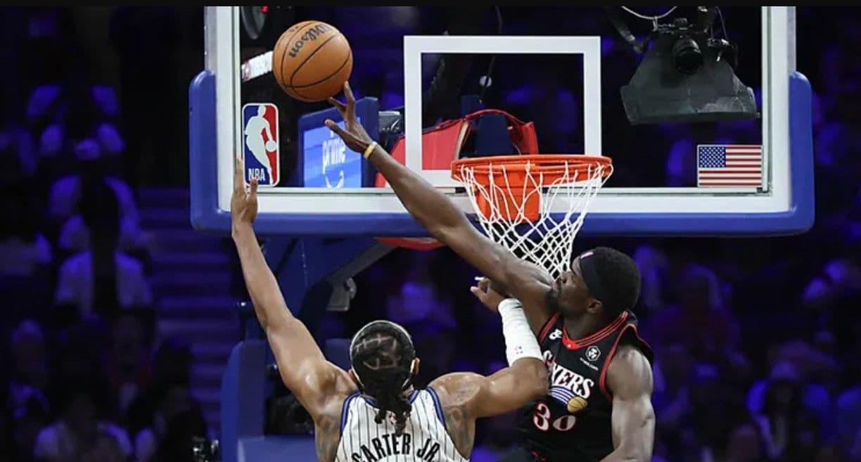 Adem Bona bloklarıyla maça damga vurdu, 76ers play-off biletini aldı