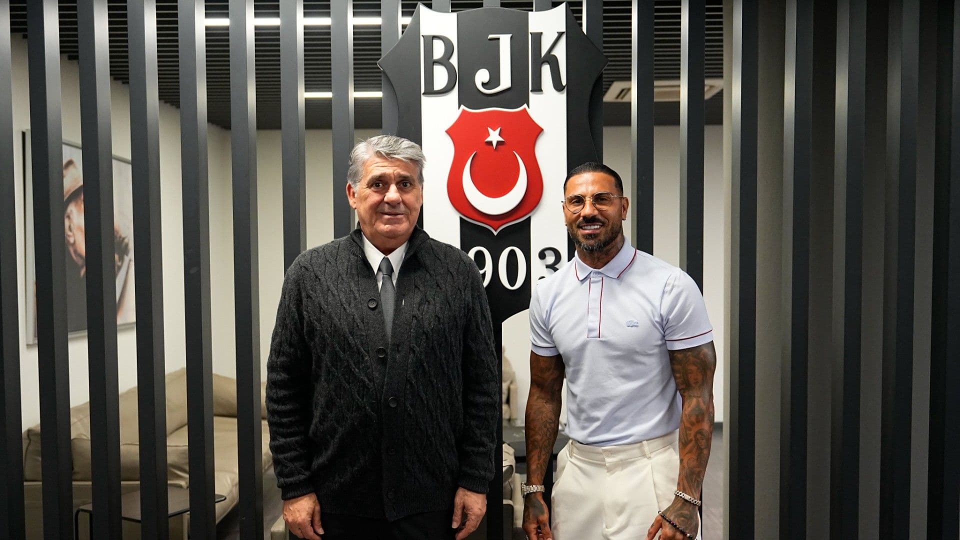 Beşiktaş Başkanı Serdal Adalı, Quaresma ile buluştu!