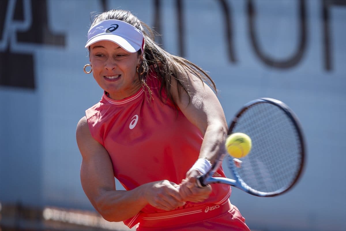 Milli tenisçi Zeynep Sönmez, Madrid Açık Tenis Turnuvası'na veda etti