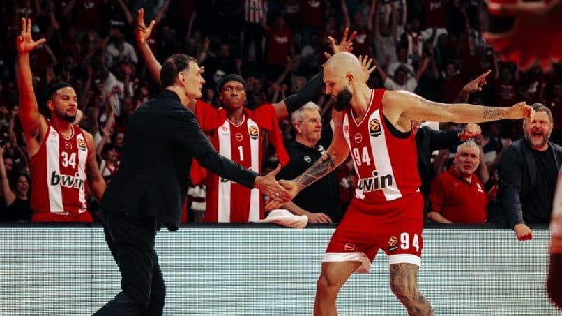 Olympiakos play-off demedi! Monaco'ya 30 sayı fark attı...