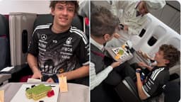 THY uçağında çoşku: Zafer havada kutlandı