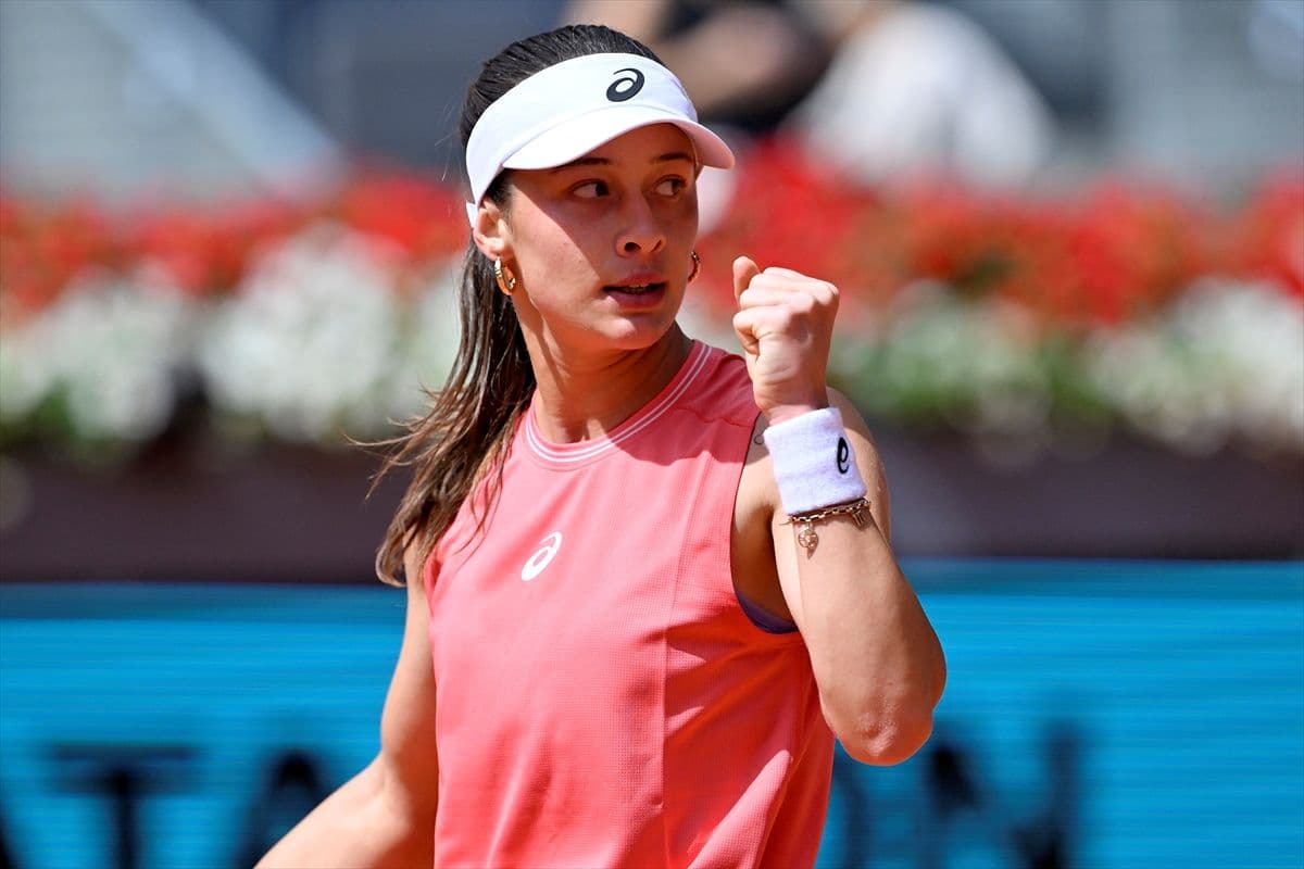 Milli tenisçi Zeynep Sönmez, Madrid Açık'ta çiftlerde ikinci turda