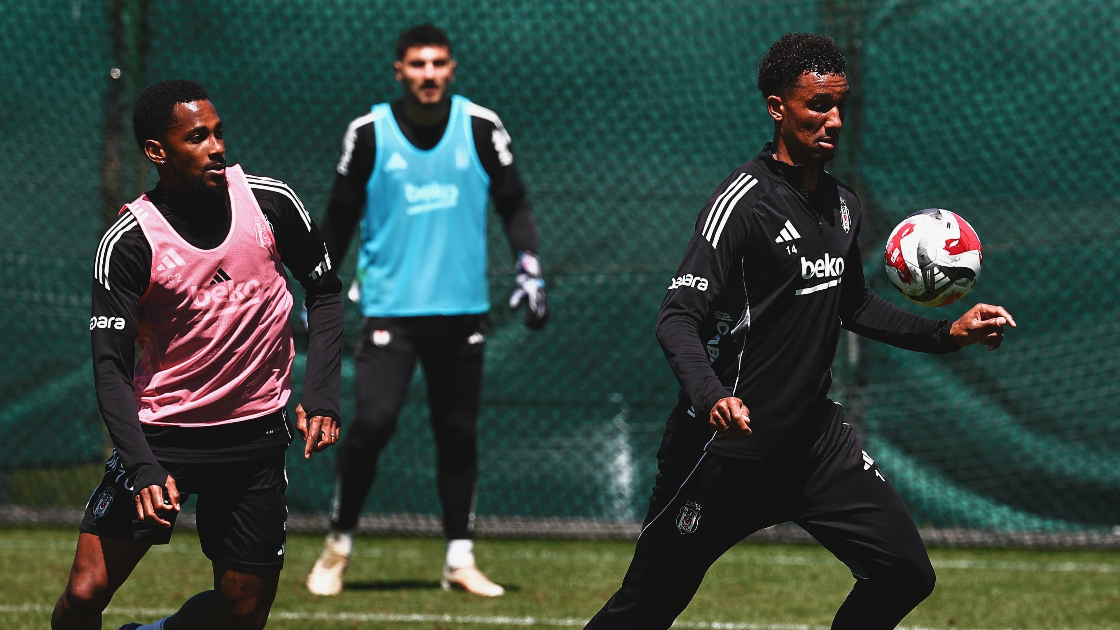 Beşiktaşlı futbolcular, Gaziantep FK maçı hazırlıklarına başladı.