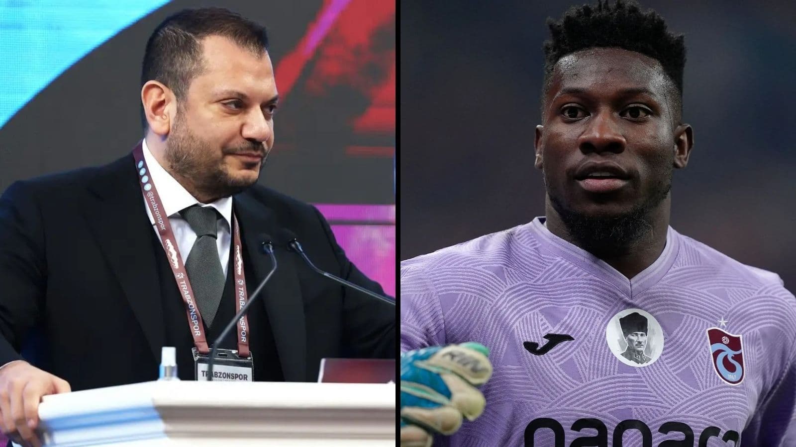 Trabzonspor'da kaleci bilmecesi! Ertuğrul Doğan, Andre Onana ile görüşecek