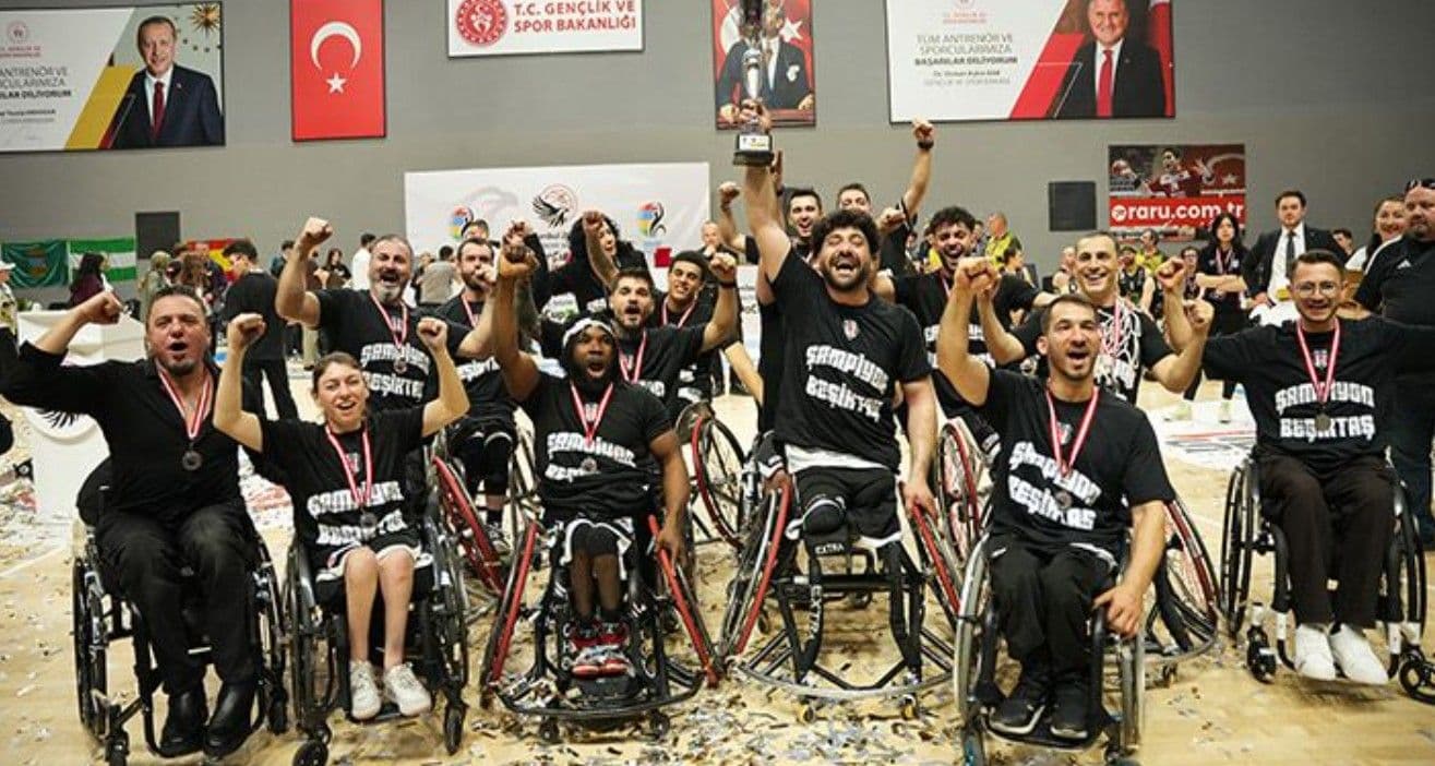 Beşiktaş Tekerlekli Basketbol Takımı Avrupa Kupası 3'te şampiyon oldu 