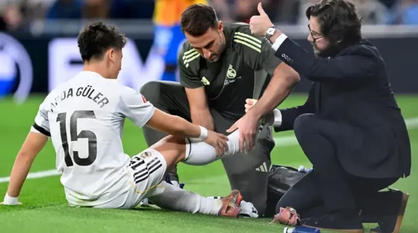 Arda Güler sakatlık anı