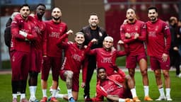 Galatasaray, Trabzonspor maçı hazırlıklarını sürdürdü