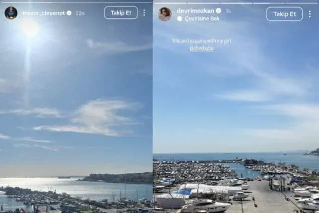 Clevenot ile Dervrim Özkan'ın paylaşımları