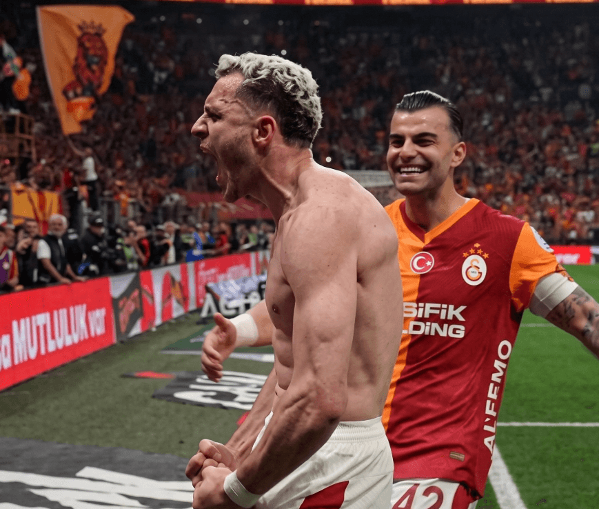 Barış Alper Yılmaz'ın gol sevinci