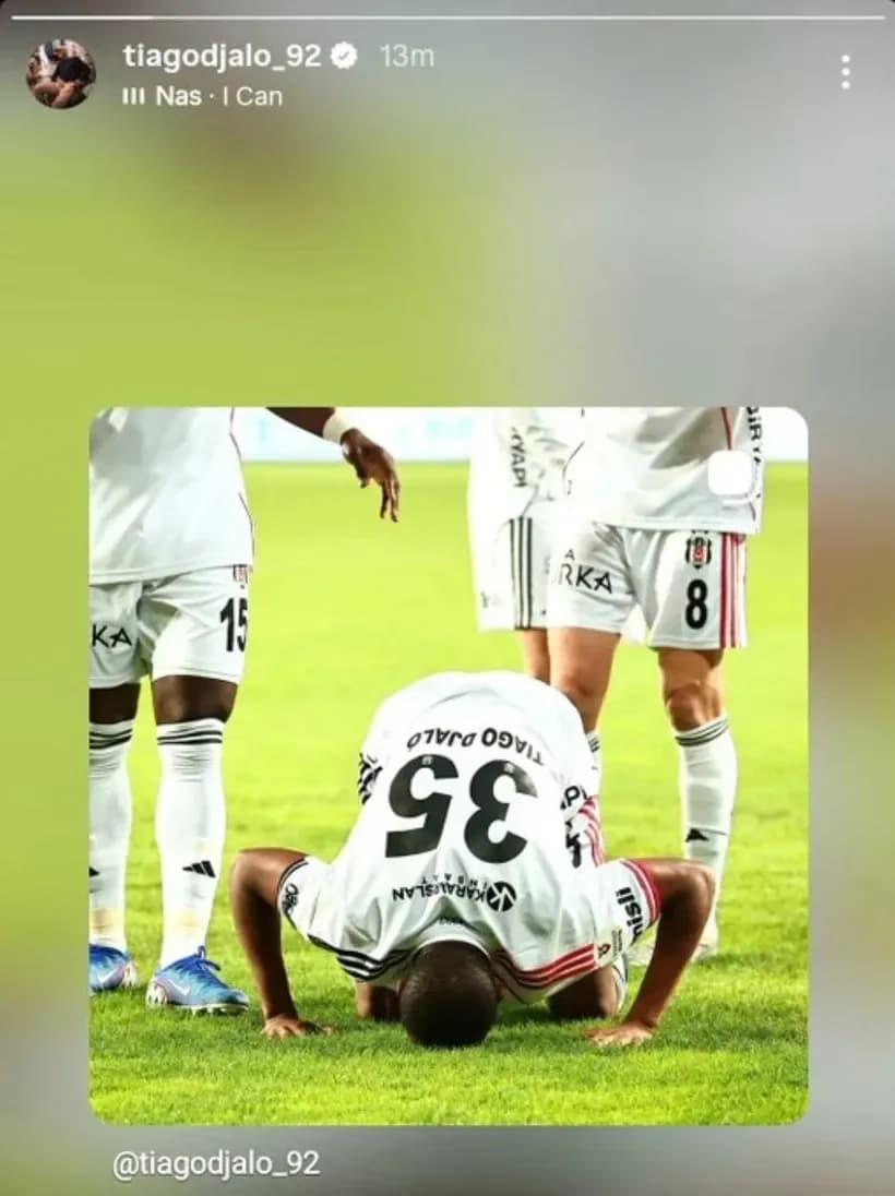 Tiago Djalo'nun paylaşımı