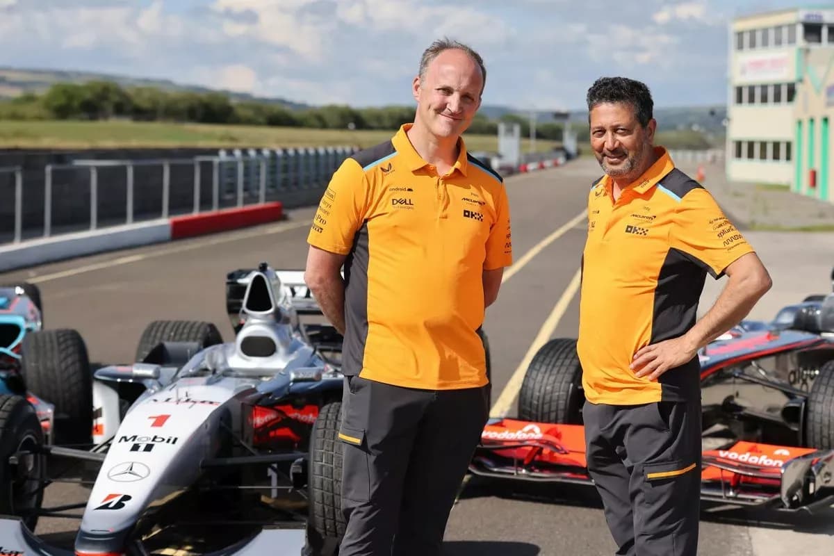 Piers Thynne and Indy Lall, McLaren