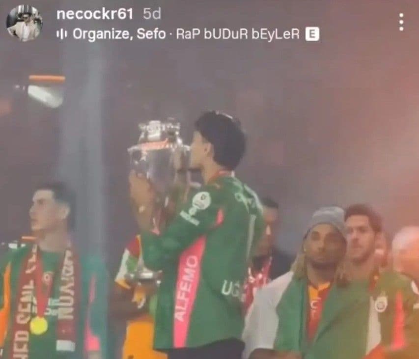 Necdet Çakır, Uğurcan Çakır paylaşımı