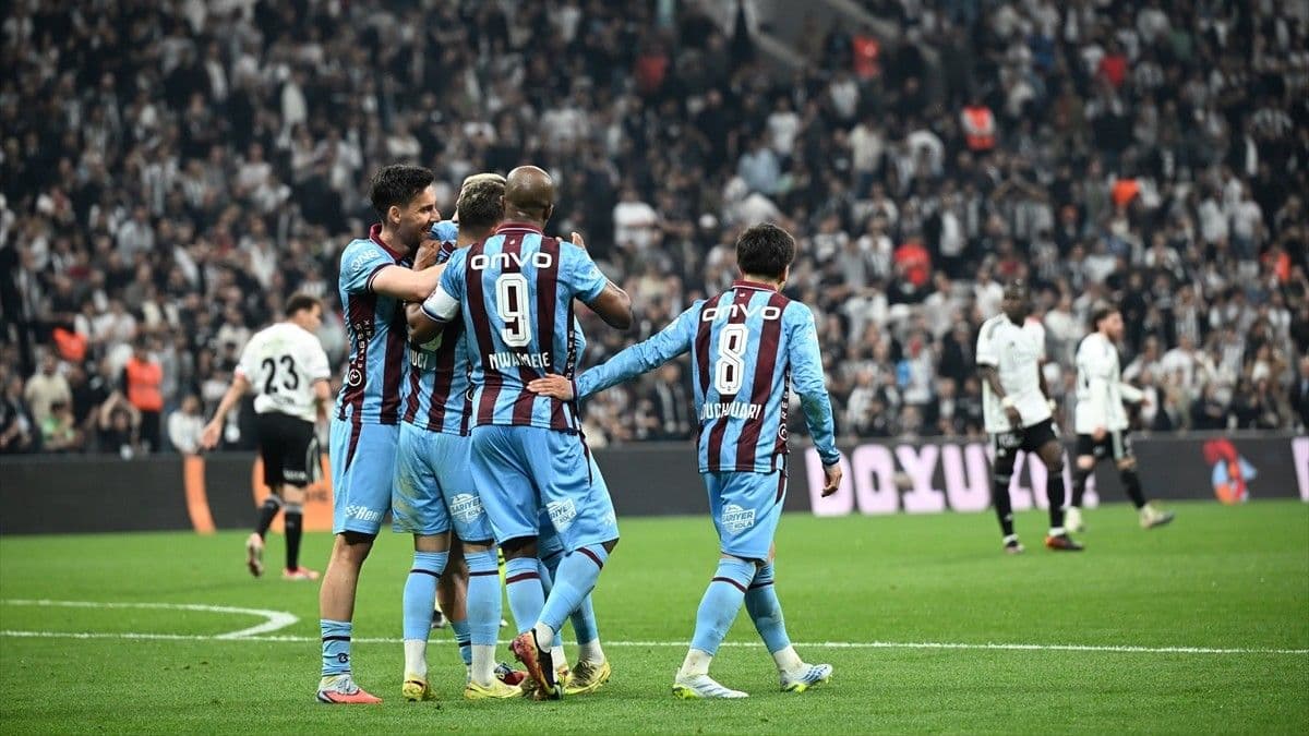 (GENİŞ ÖZET) Beşiktaş: 1 - Trabzonspor: 2 Maç Sonucu