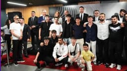 Beşiktaş'ta bayram çoşkusu: Tüpraş Stadı'nda geleneksel bayramlaşma töreni