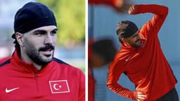 Eren Elmalı, yeni saç stiliyle Avustralya - Türkiye maçında!