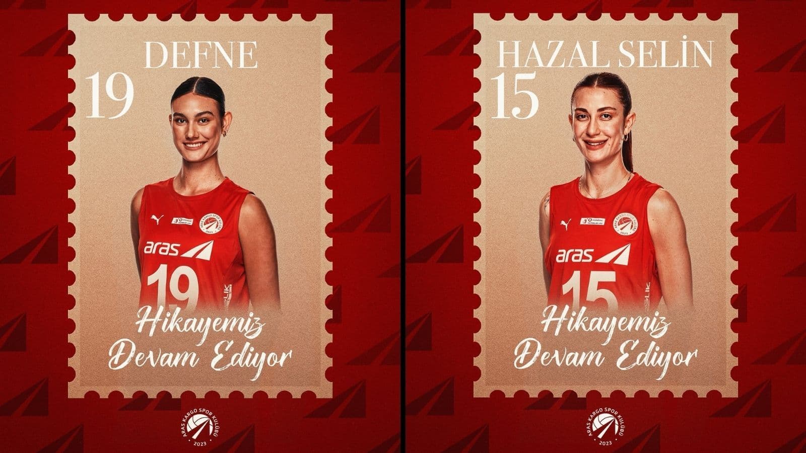 Aras Kargo'da iki voleybolcunun sözleşmesi uzatıldı