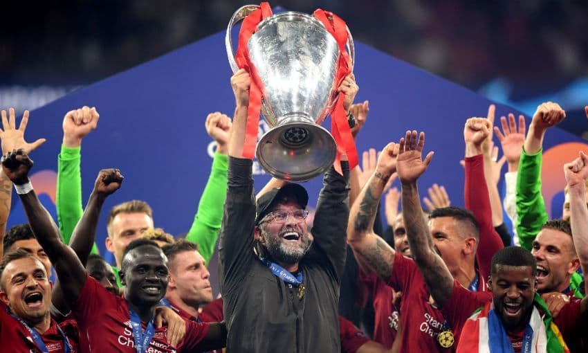 Jürgen Klopp, UEFA Şampiyonlar Ligi'ni kazanırken