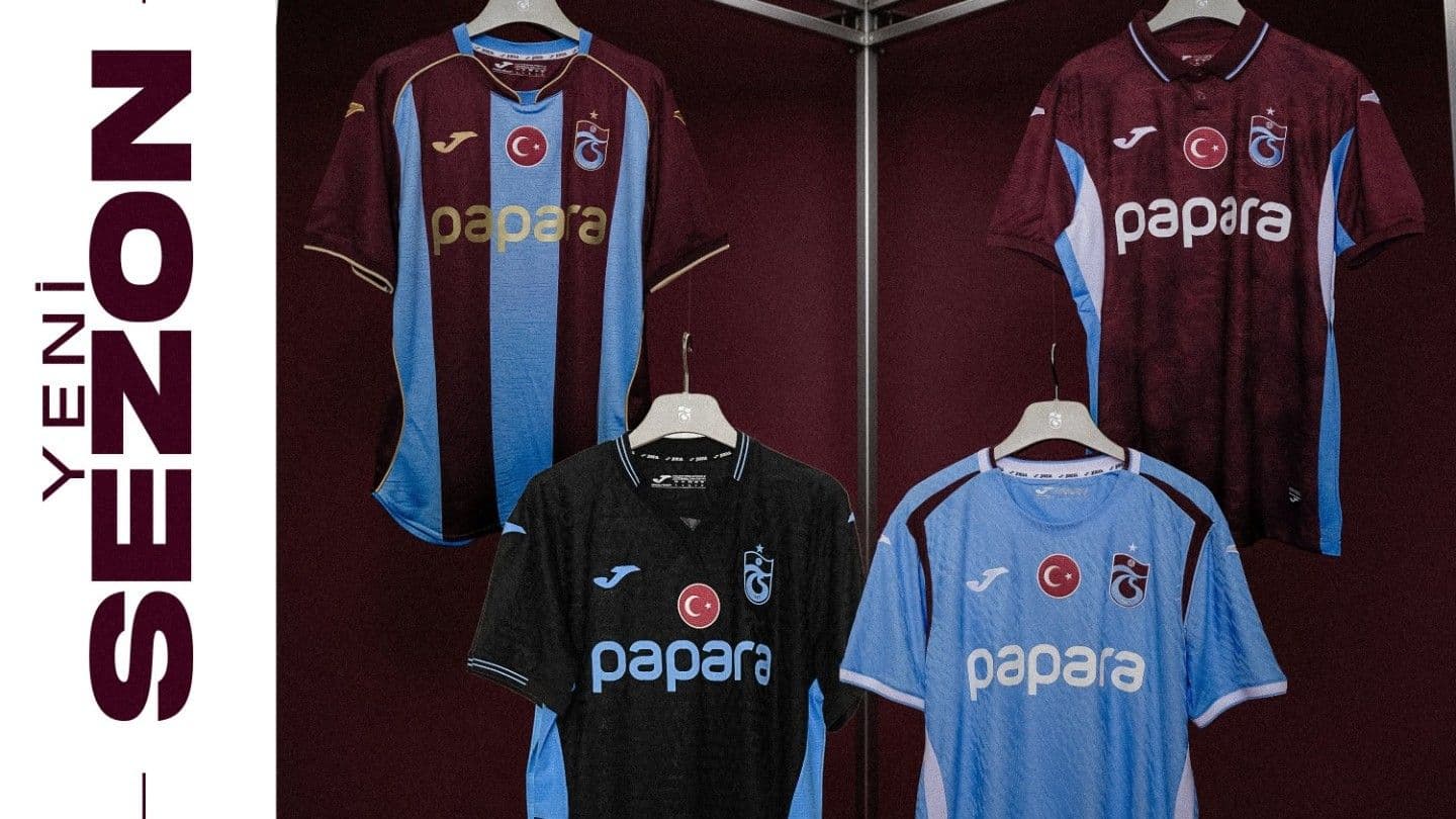 Trabzonspor'un 2026-2027 sezonu formaları belli oldu!