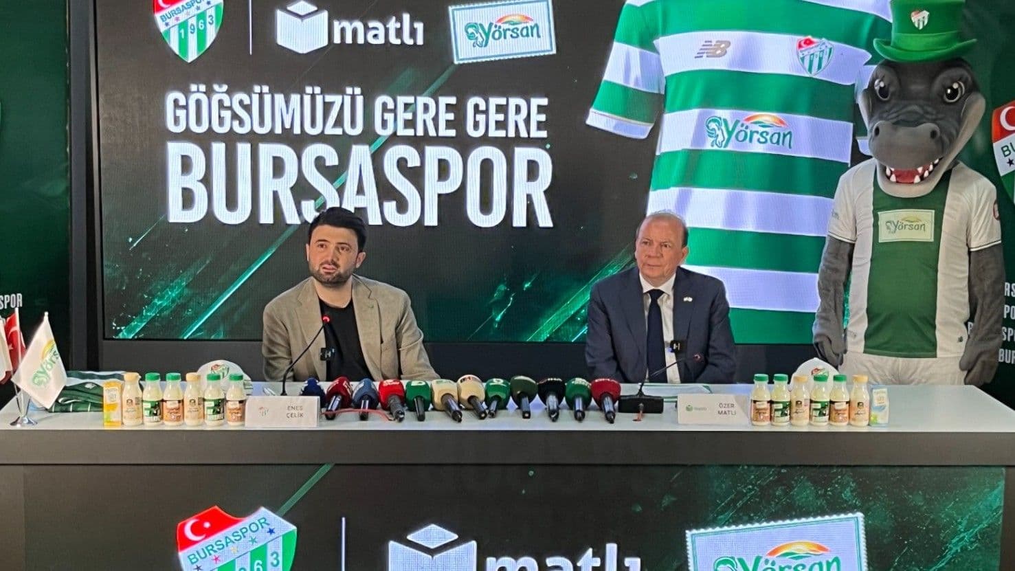  Bursaspor, 70 milyonluk sponsorluğuna imza attı