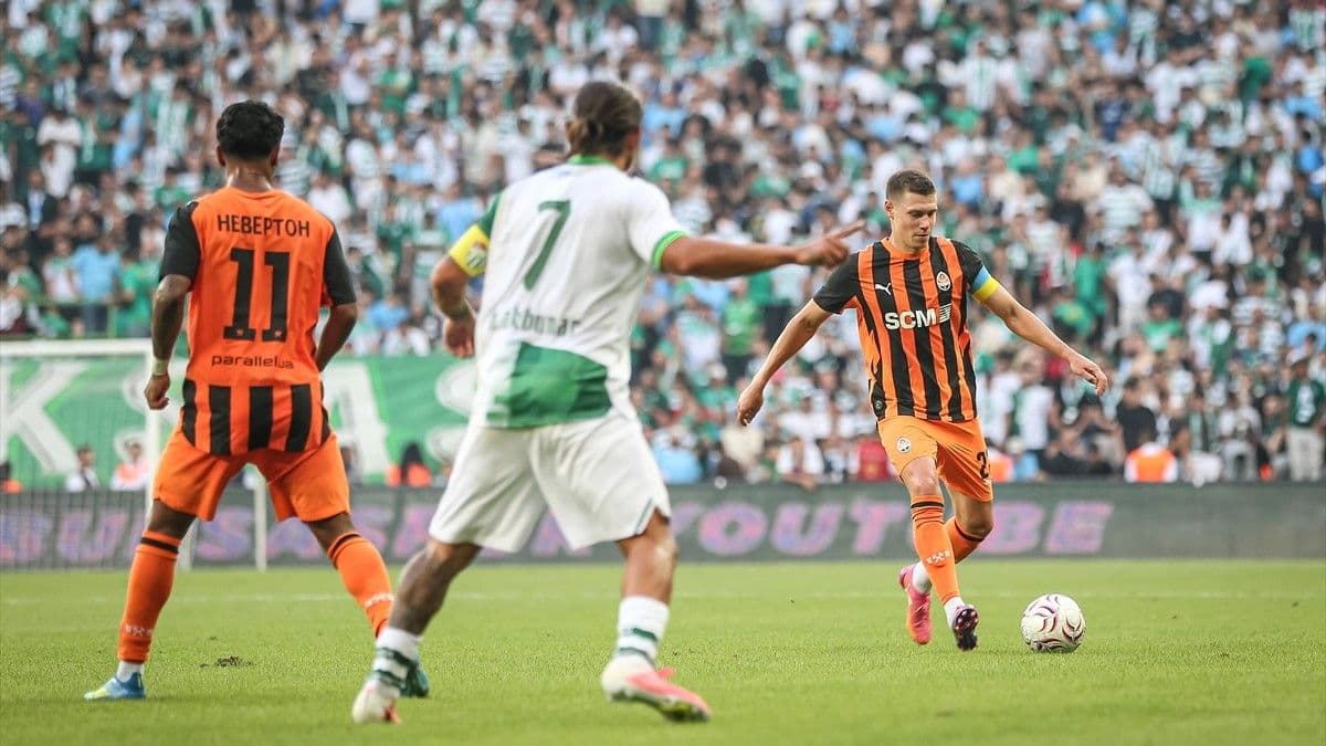 Bursaspor-Shakhtar Donetsk maçından gol sesi çıkmadı!