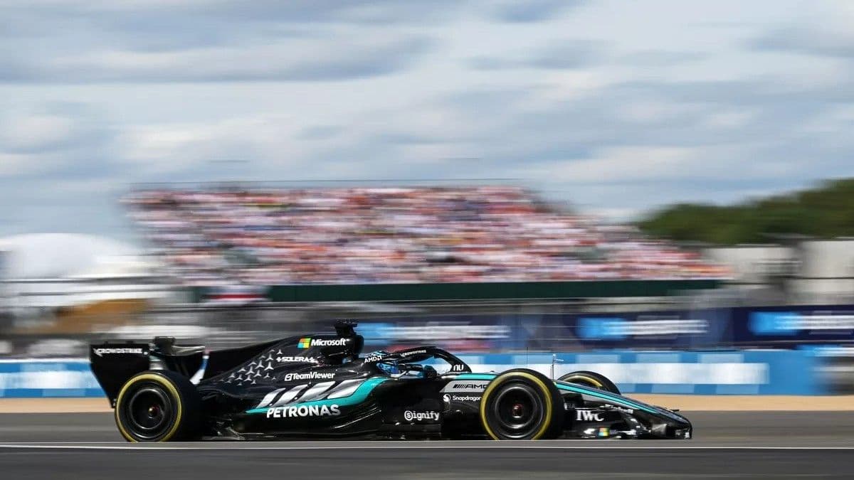 Silverstone'da şans bu kez Russell’a döndü!