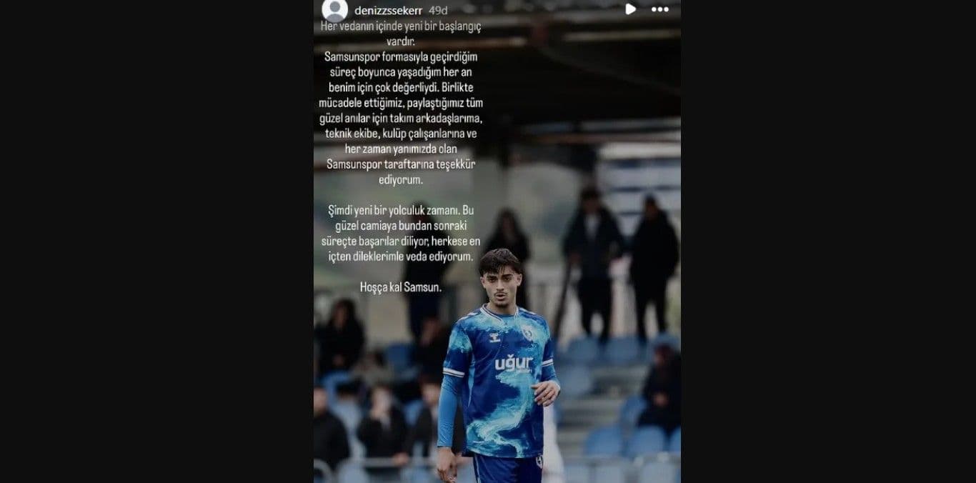 Deniz Şeker'in paylaşımı