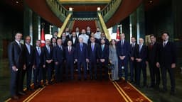 Cumhurbaşkanı Erdoğan, Süper Lig'e yükselen takımları kabul etti