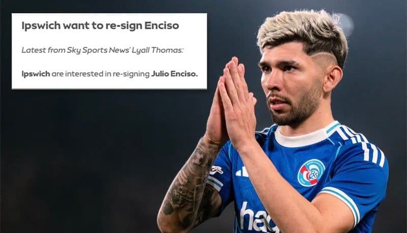 Sky Sports: "Lyall Thomas'ın haberine göre, Ipswich Town, Julio Enciso'yu yeniden kadrosuna katmak istiyor."
