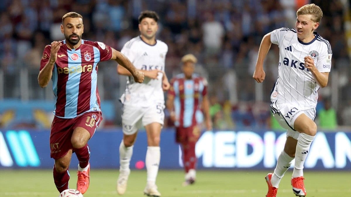 Mohamed Salah, Trabzonspor formasıyla ilk maçına çıktı.