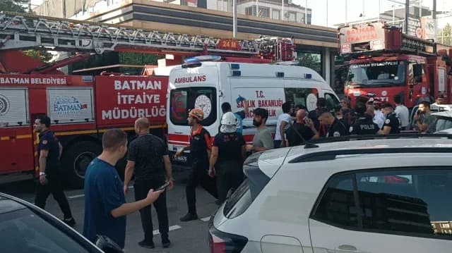 Batman’da spor salonunda yangın
