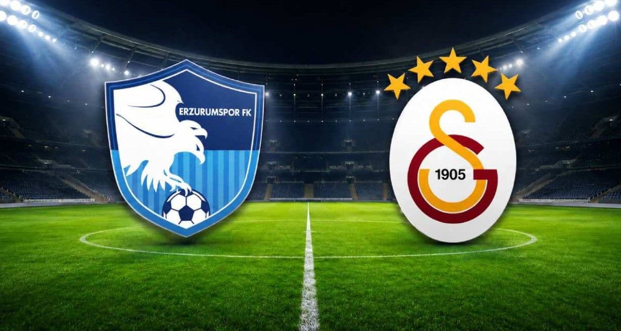 Erzurumspor - Galatasaray maçı ne zaman, saat kaçta, hangi kanalda? 