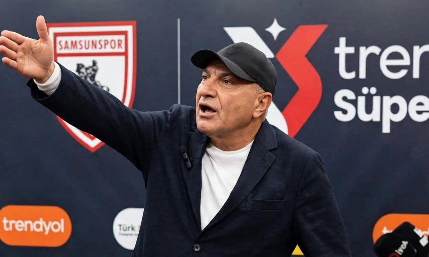 Samsunspor Başkanı Yüksel Yıldırım, maç sonu gelen olay tepkiye dayanamadı: "Kovdursanız ya"