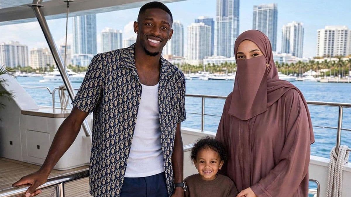 Dembele eşinin peçe tercihini anlattı: Güzel yüzüm...