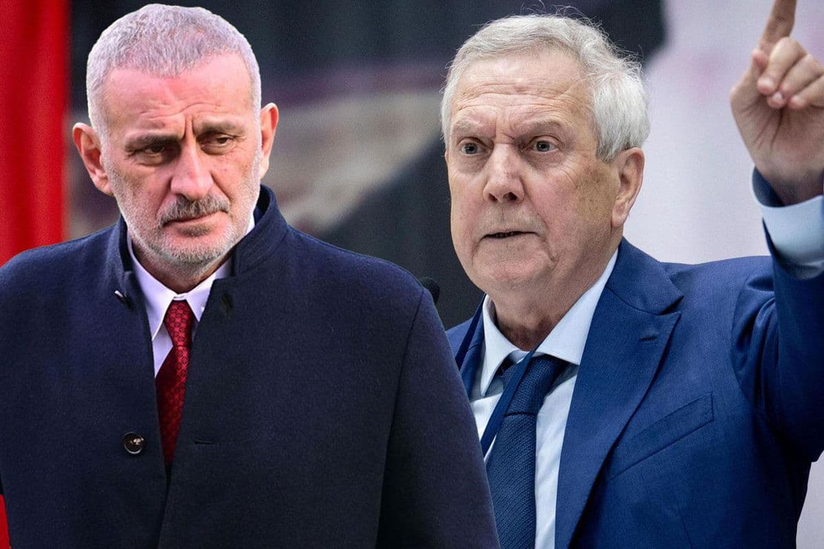 TFF Başkanı İbrahim Hacıosmanoğlu - Fenerbahçe Kulübü Başkanı Aziz Yıldırım
