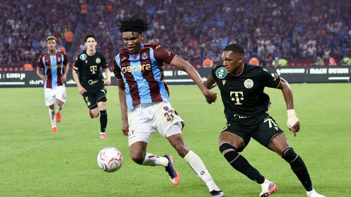 Trabzonspor'a Nwaiwu şoku! Ferencvaros maçında yok