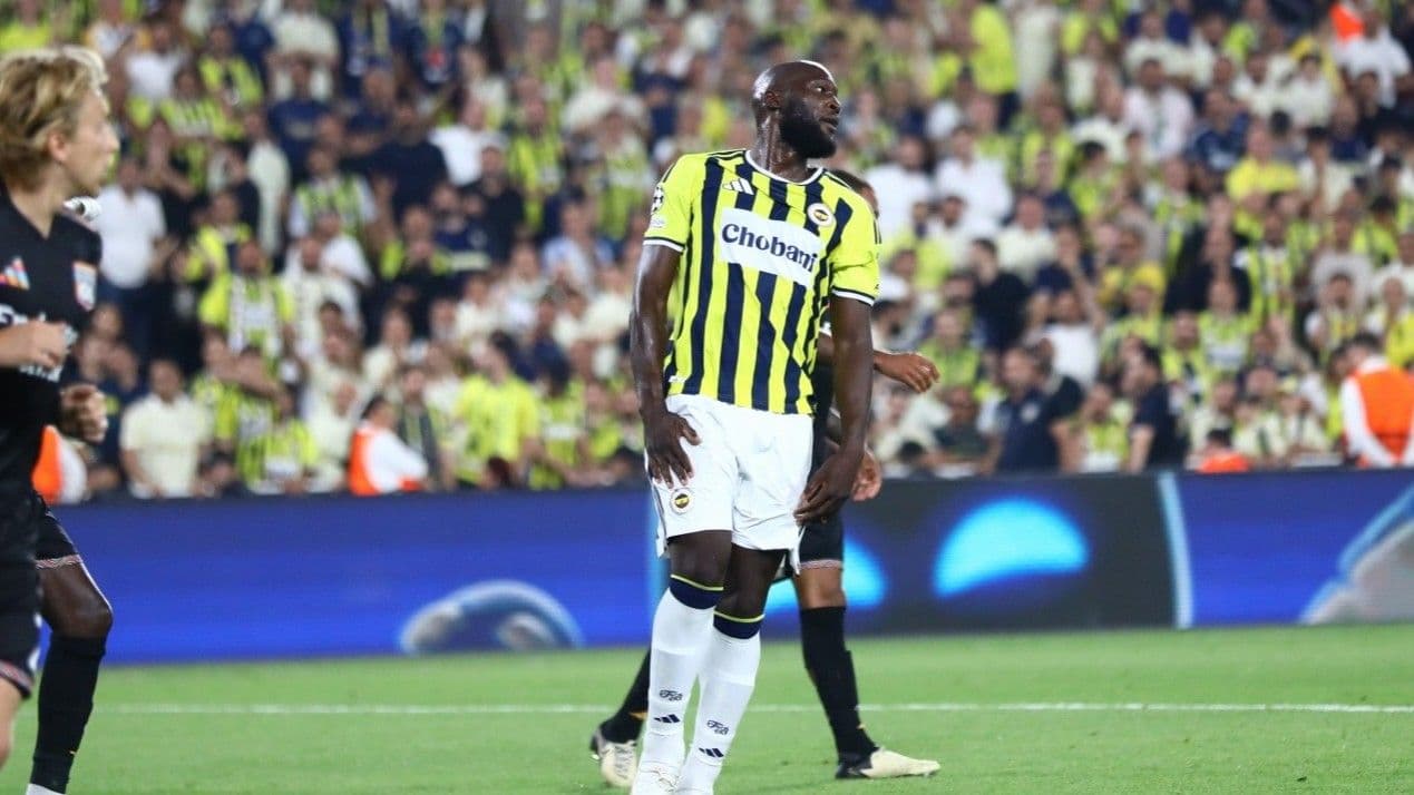 Romelu Lukaku, Fenerbahçe formasıyla ilk maçına çıktı!
