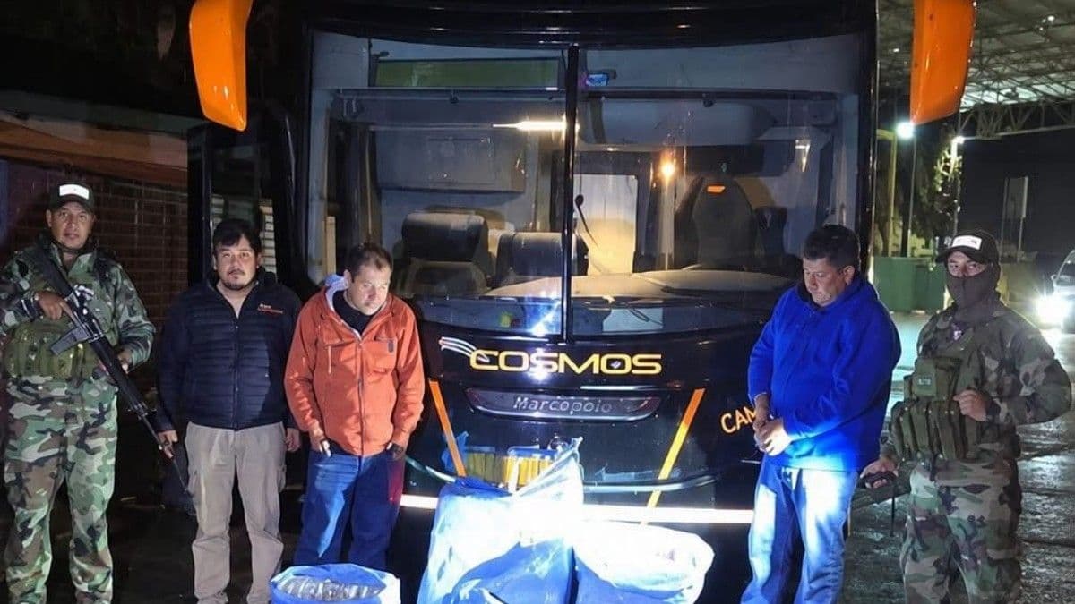 Takım otobüsünde 86 kilo esrar bulundu!