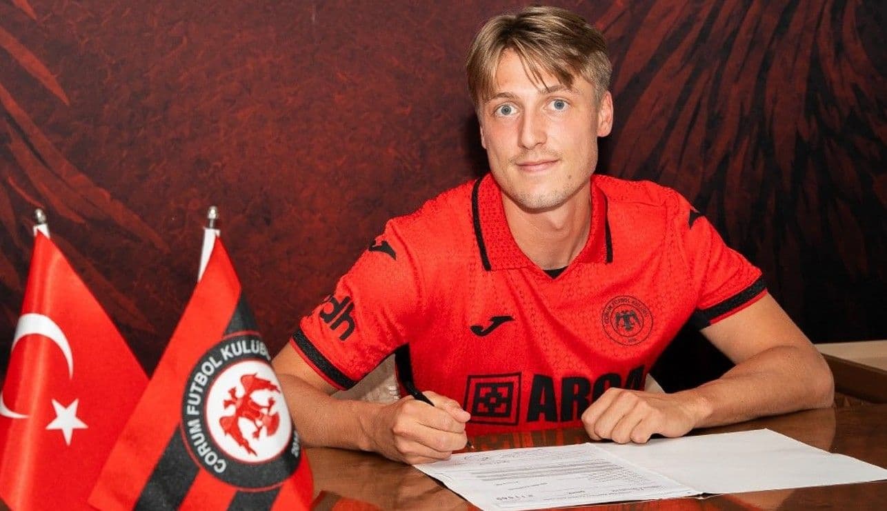 Çorum FK'den bir transfer daha!  Norveçli futbolcu imzayı attı