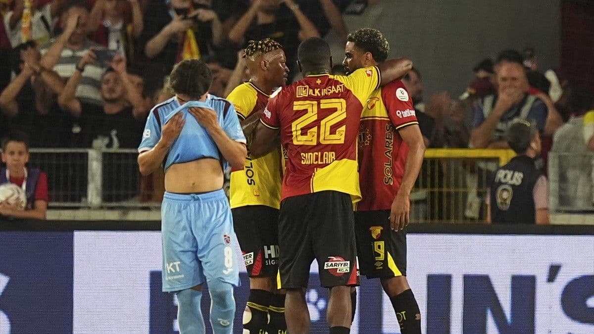 Göztepe - Trabzonspor: 2-1 (Maç sonucu-yazılı özet)